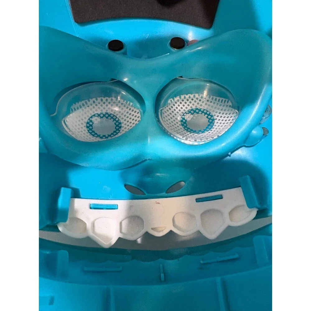 Disney Pixar Monsters, Inc. Sulley moving mouth mask with soft teal fur